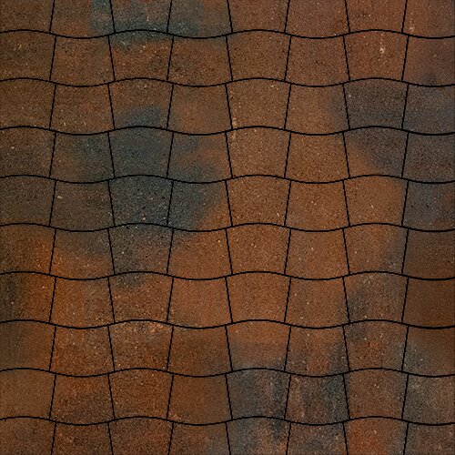 Тротуарная плитка Аксио Макси, 80 мм, ColorMix Штайнрус, гладкая, вид 2 в Гродно
