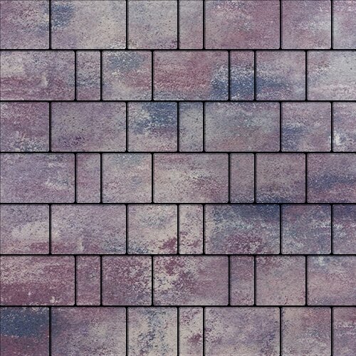 Тротуарная плитка Bergamo Colormix Каратау, 40мм, гладкая, вид 2 в Гродно