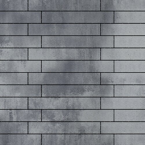 Тротуарная плитка Кроссбар Хэви Лонг, 100 мм, ColorMix Монохром, гладкая, вид 2 в Гродно